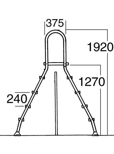 Hochbeckenleiter 1,2 m