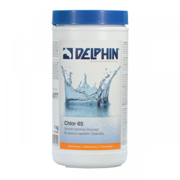 DELPHIN Chlor 65 Granulat, 1 kg Dose
