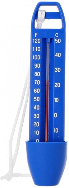 Schwimmbad-Thermometer blau